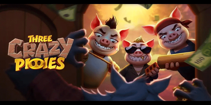 Three Crazy Piggies Putar Reels Raih Hadiah Menggiurkan